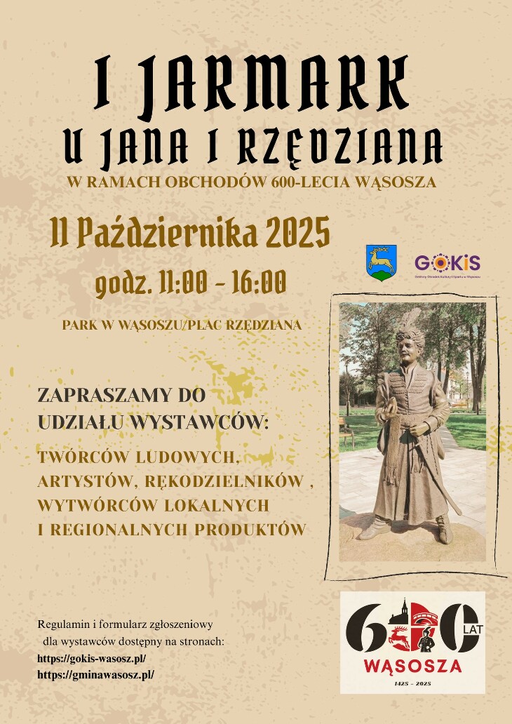 Wąsosz zaprasza na Jarmark