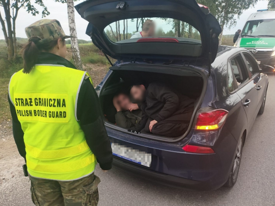 Trzej kurierzy zatrzymani na granicy z Litwą
