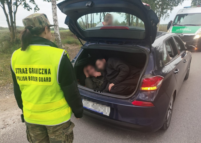 Trzej kurierzy zatrzymani na granicy z Litwą