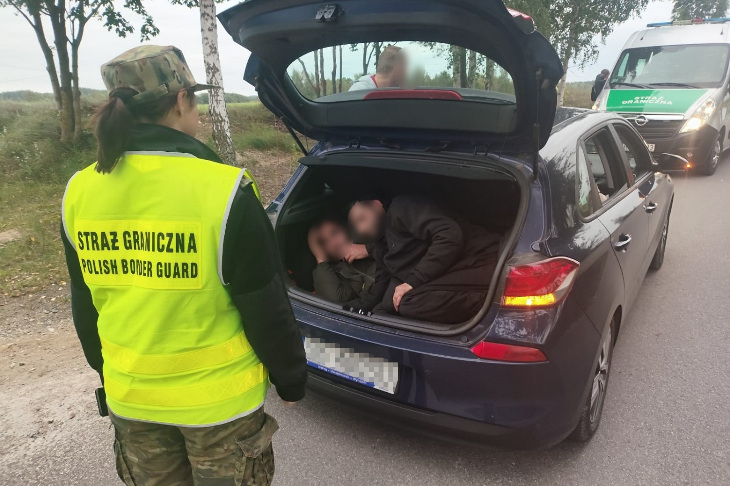 Trzej kurierzy zatrzymani na granicy z Litwą