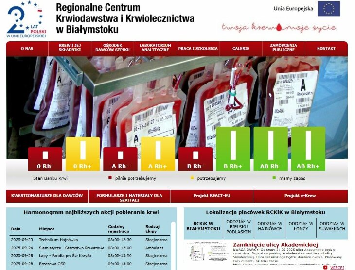  Akcja honorowego oddania krwi w ZS nr 2 Grajewo (23.09)