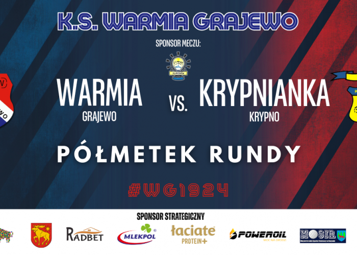  WARMIA zagra z KRYPNIANKĄ Krypno