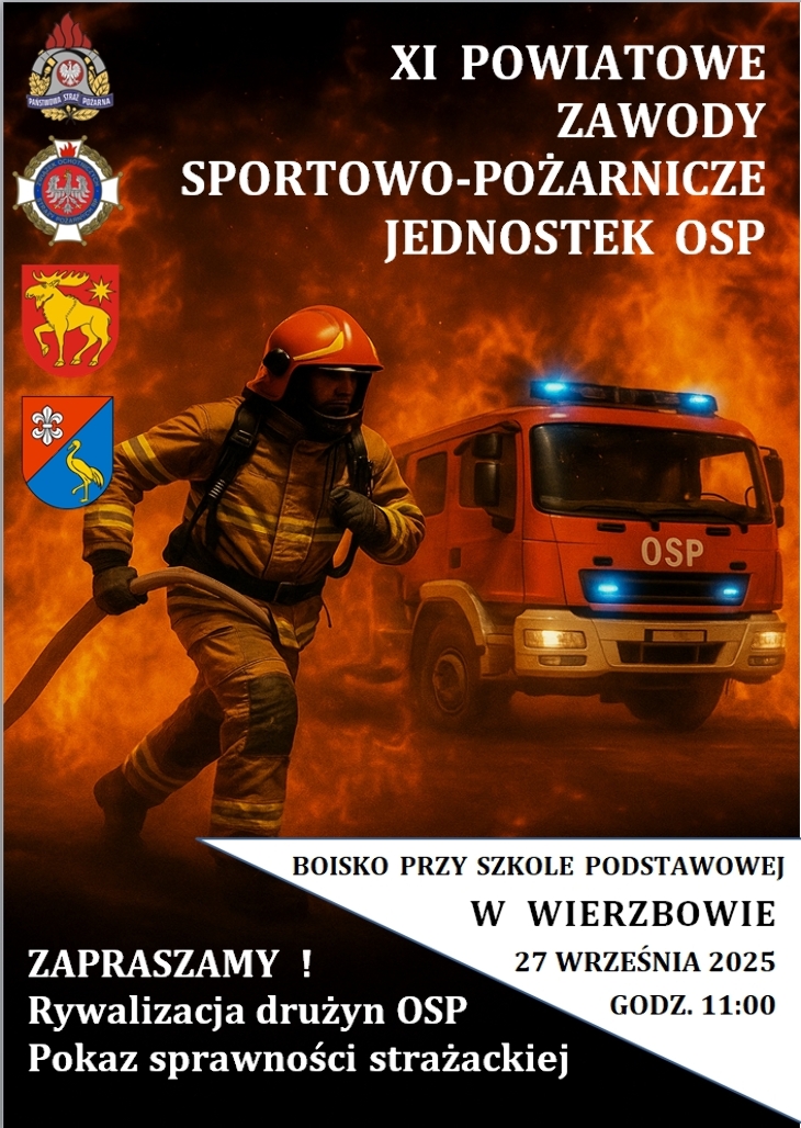 11 Powiatowe Zawody Sportowo-Pożarnicze OSP