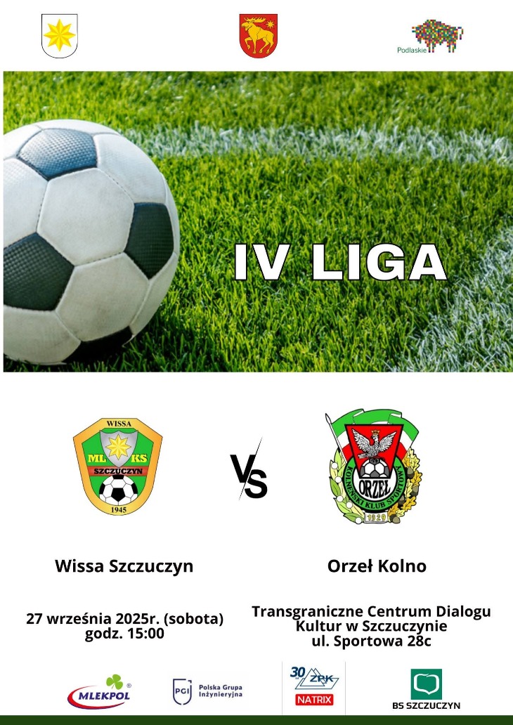 Wissa Szczuczyn - Orzeł Kolno (27.09.)