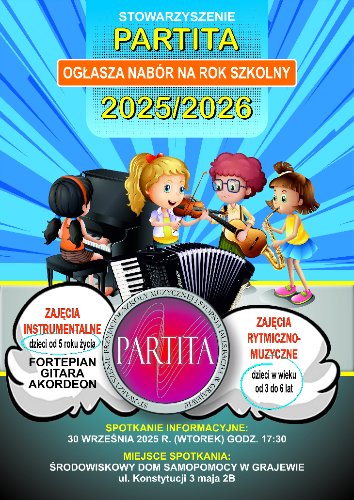 Partita ogłasza nabór na rok szkolny 2025/26