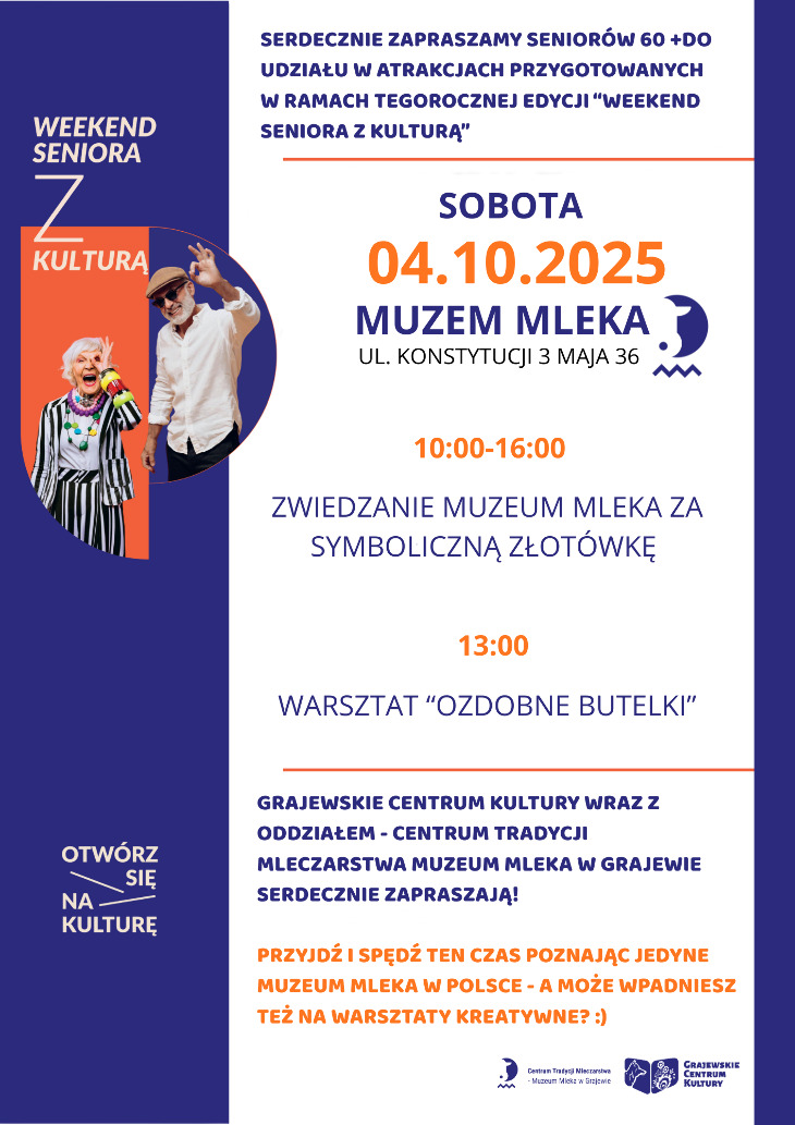 Weekend seniora z kulturą w Muzeum Mleka