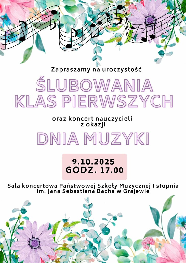 Wieści ze Szkoły Muzycznej