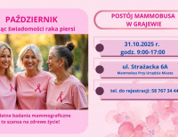 W październiku mammobus zaparkuje w Grajewie!