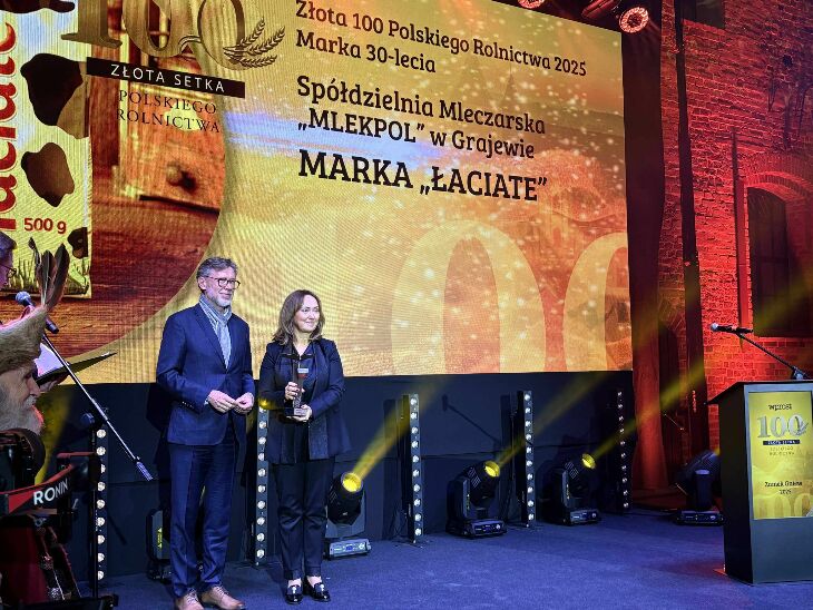 Mlekpol z nagrodą ?Marka 30-lecia