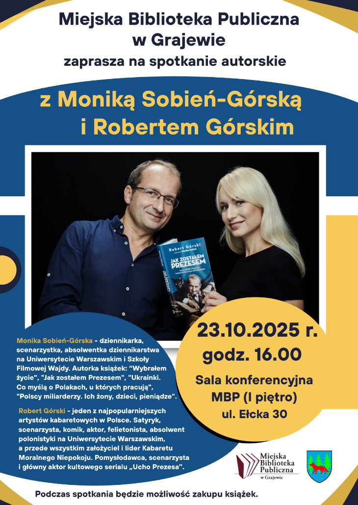Spotkanie autorskie w MBP w Grajewie