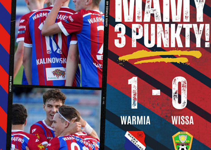 KS WARMIA Grajewo - WISSA Szczuczyn 1:0