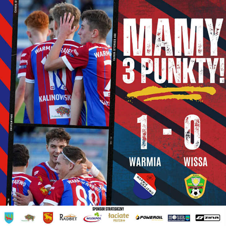 KS WARMIA Grajewo - WISSA Szczuczyn 1:0