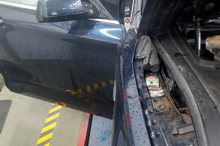Przemycał białoruskie papierosy. Stracił towar i BMW!