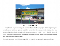 Informacja Burmistrza Miasta Grajewo