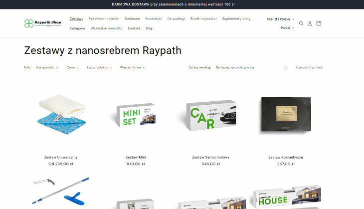 Zestawy Raypath - czystość w nowoczesnym wydaniu. Idealne dla alergików i rodzin z dziećmi