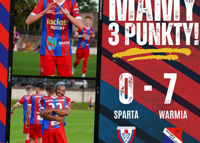 Sparta - Warmia 0:7