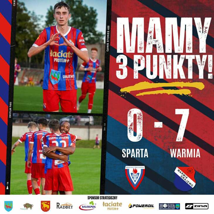 Sparta - Warmia 0:7