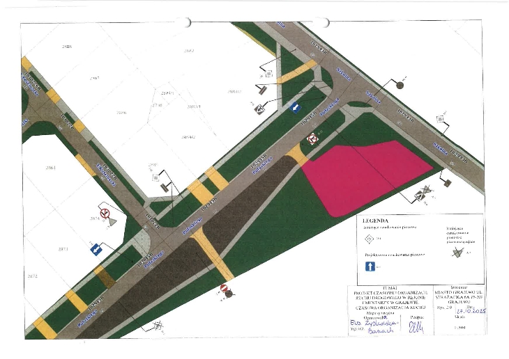 Organizacja ruchu drogowego w rejonie cmentarza