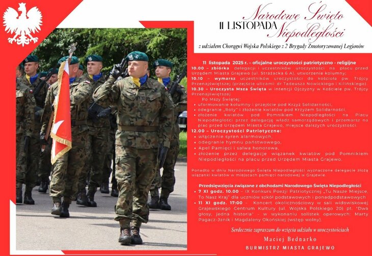 11 listopada - Narodowe Święto Niepodległości