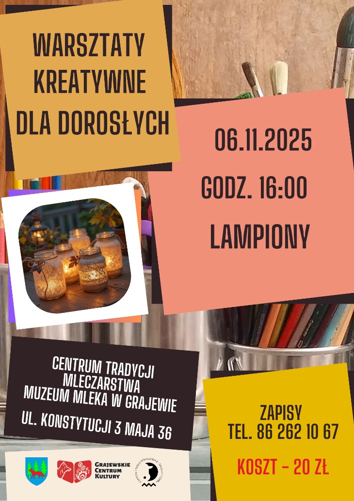 Warsztaty kreatywne dla dorosłych w Muzeum Mleka