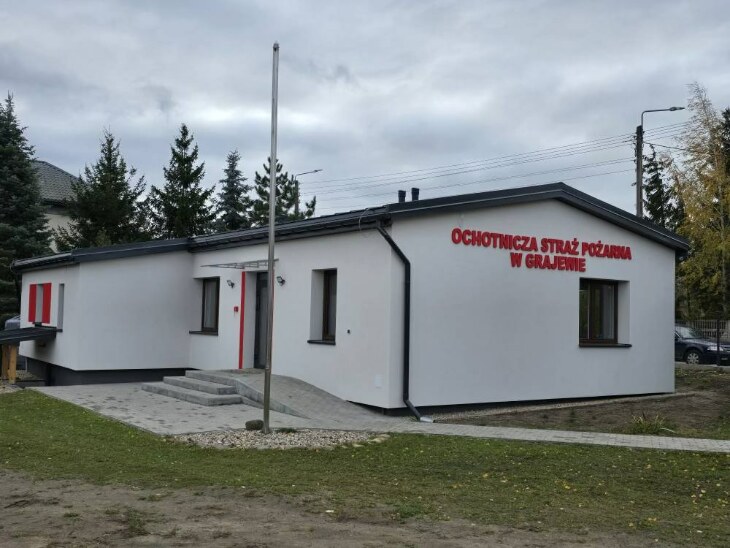 Grajewo. Modernizacja budynku OSP