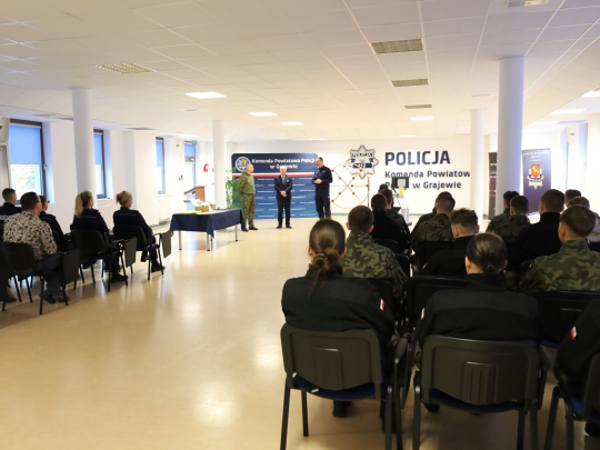 Przekazanie sprzętu Komendzie Powiatowej Policji 