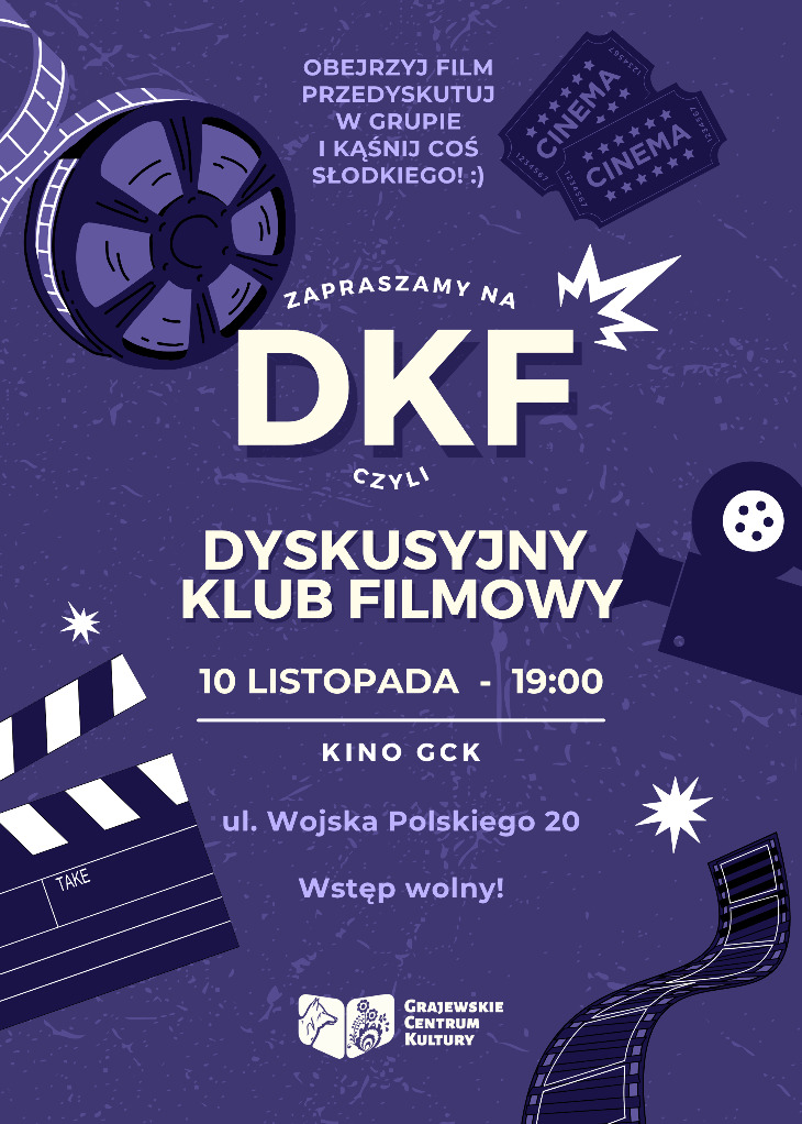Dyskusyjny Klub Filmowy - 10 listopada w kinie GCK