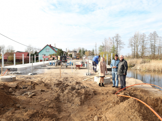 Wizyta robocza na inwestycjach powiatowych