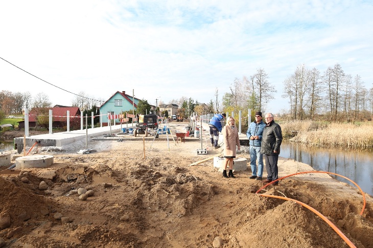 Wizyta robocza na inwestycjach powiatowych