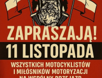 Motoparada z okazji Dnia Niepodległości (11.11)