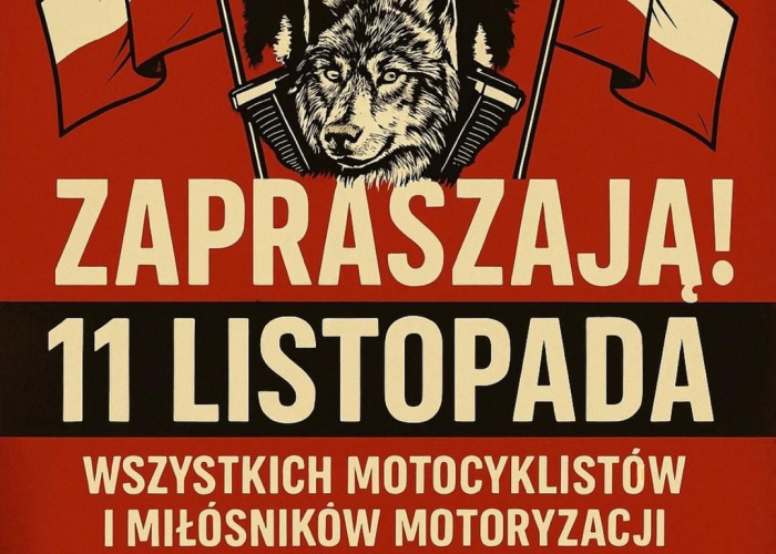 Motoparada z okazji Dnia Niepodległości (11.11)