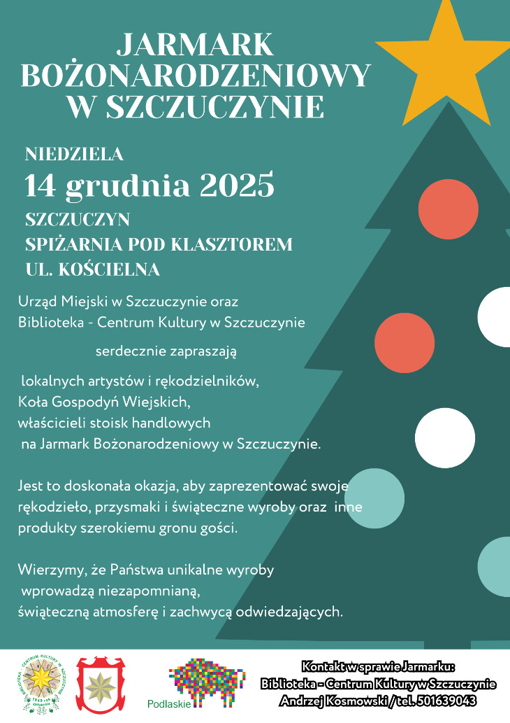 Jarmark Bożonarodzeniowy w Szczuczynie 2025