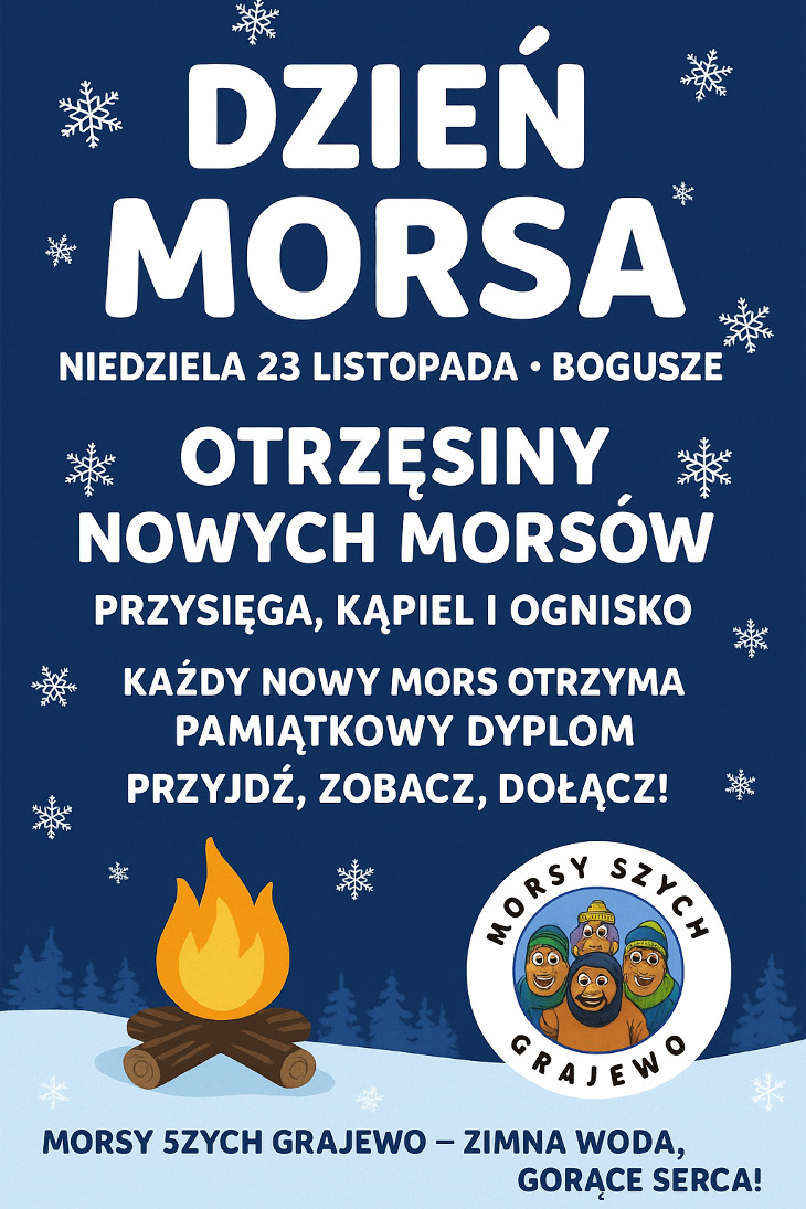 Czas na otrzesiny nowych morsów!