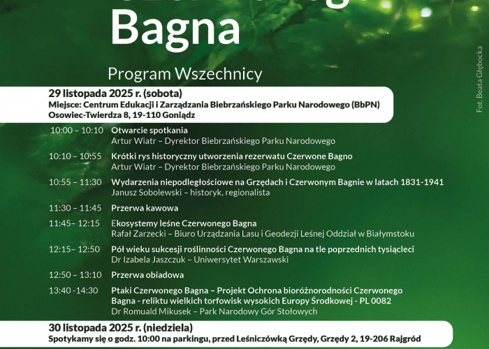 Zapraszamy na 88 Wszechnicę Biebrzańską 