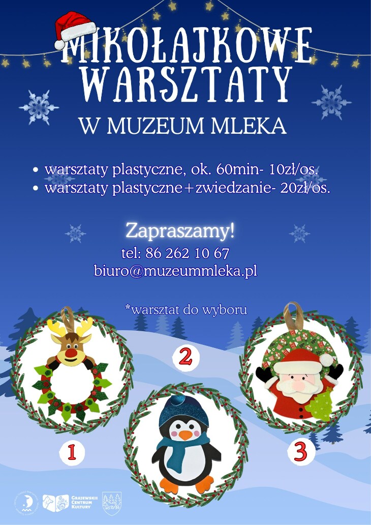  Mikołajkowe warsztaty w Muzeum Mleka