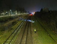 Tragiczny wypadek na torach kolejowych!
