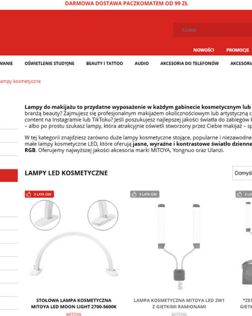 Lampy LED kosmetyczne - jak wybrać idealne oświetlenie do salonu lub domowego gabinetu?