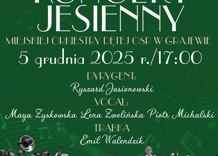 Koncert Jesienny Miejskiej Orkiestry Dętej OSP