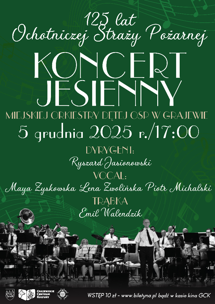 Koncert Jesienny Miejskiej Orkiestry Dętej OSP