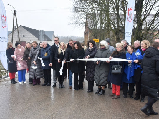 Oficjalne otwarcie drogi Bęćkowo - Zacieczki