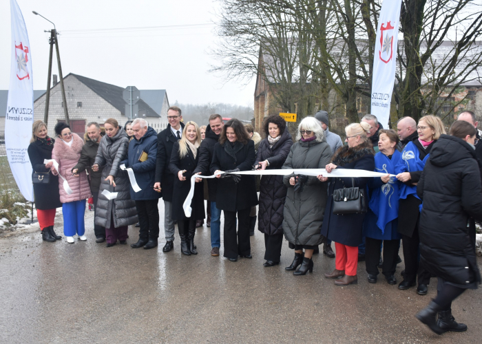 Szczuczyn: Oficjalne otwarcie drogi Bęćkowo - Zacieczki