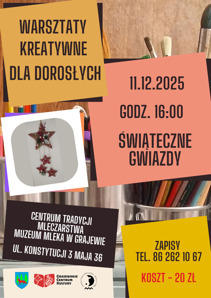 Warsztaty kreatywne dla dorosłych w Muzeum Mleka