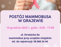 W grudniu mammobus zaparkuje w Grajewie!