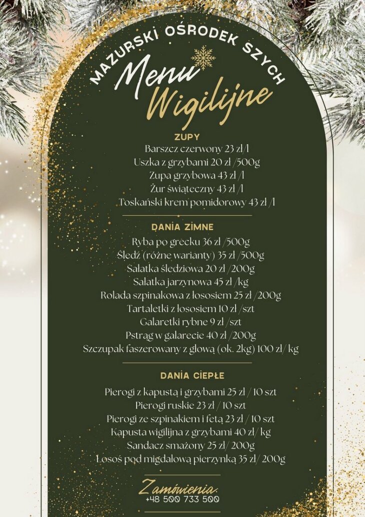 Catering świąteczny od Mazurskiego Ośrodka 
