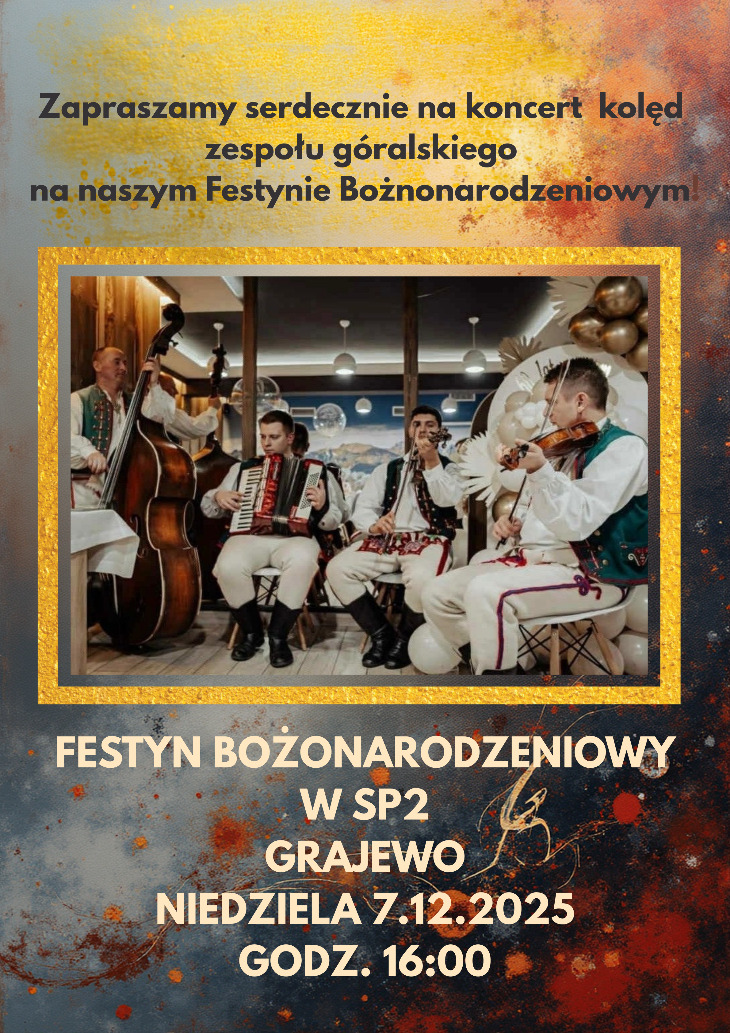 Grajewo. Koncert zespołu góralskiego