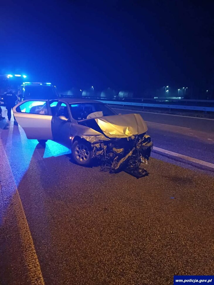 22-latek podczas jazdy stracił panowanie nad pojazdem