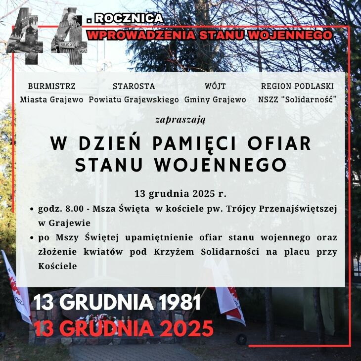 Rocznica wprowadzenia stanu wojennego