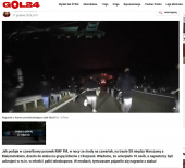 Nocny atak kiboli na S8 przed meczem Jagiellonii Białystok