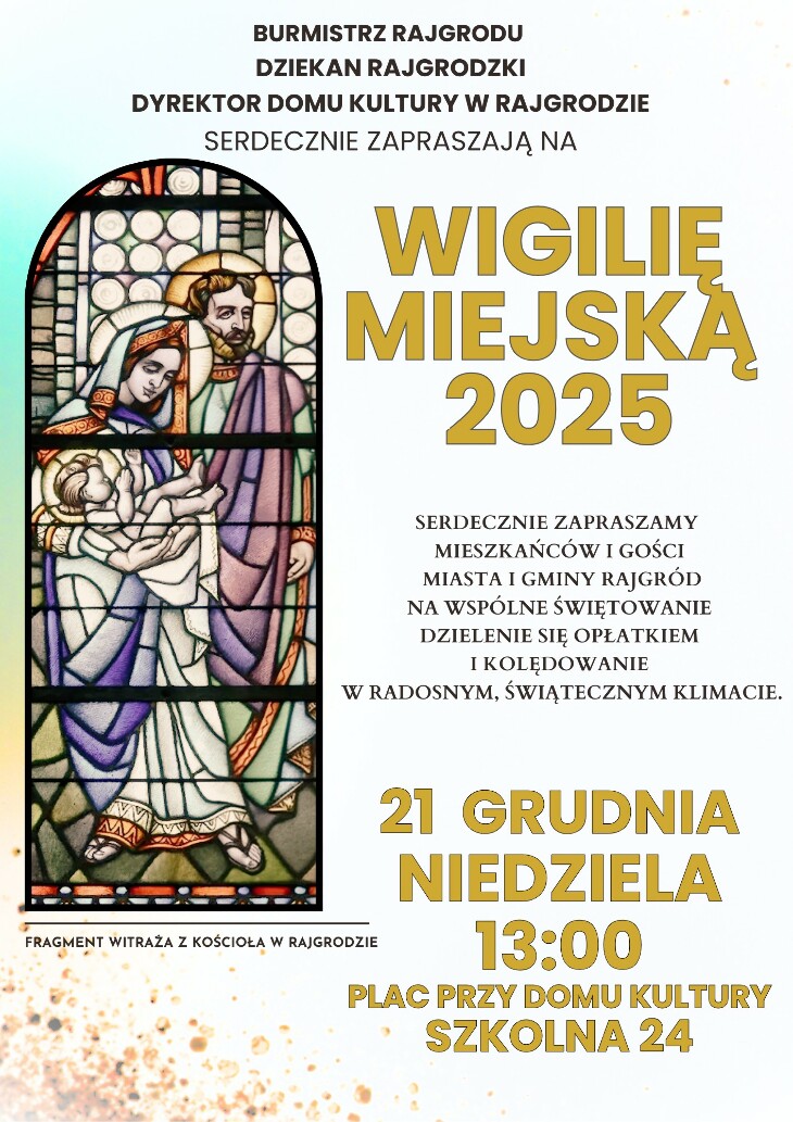 Wigilia Miejska 2025 w Rajgrodzie