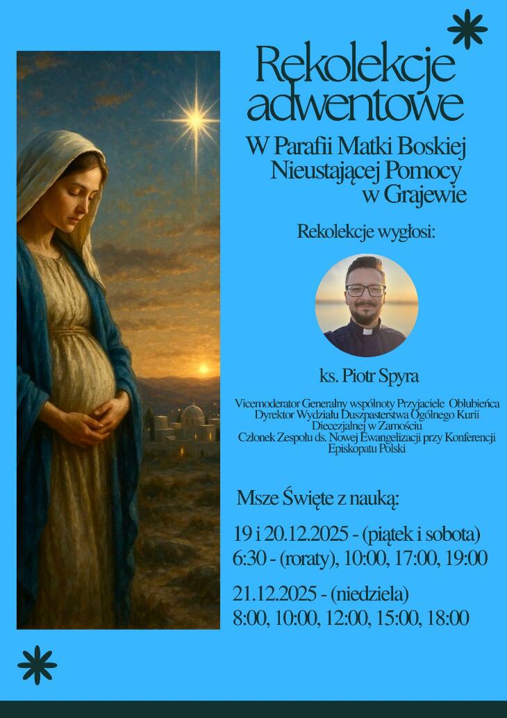 Rekolekcje adwentowe w parafii p.w. MBNP